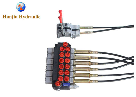 Heavy Duty High Pressure 315bar Hydraulic Directional Valve Sectional Valve With Cable