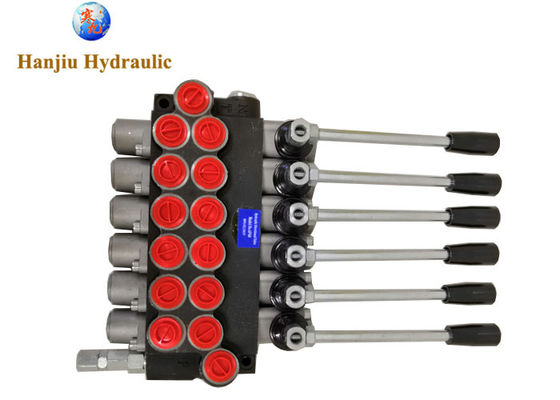 6 spool 40L  hydraulic directional control valve monoblock hydraulic valve bank on sprayer