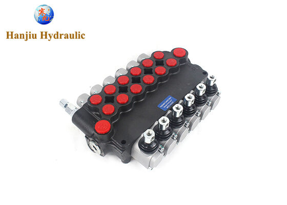 Válvulas de controlo monobloco da série P80, mangueiras com comando de mola, portas BSPP