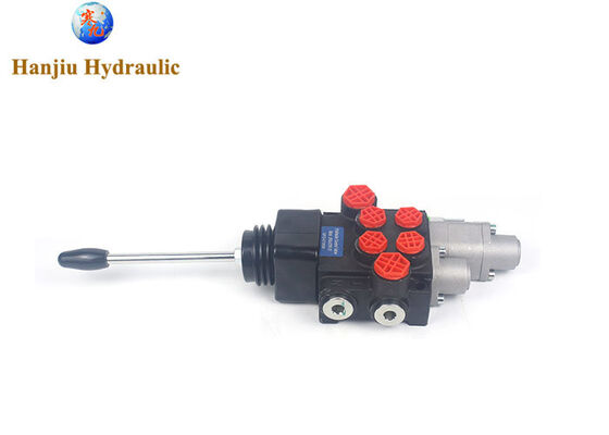 Válvula de controlo hidráulica direccional Válvula joystick 2P40 para carregadores de retroescavação e carregadores montados com função flutuante